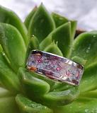 Opal Inlay Channel Ring