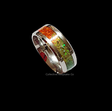 Rainbow Opal Inlay Ring