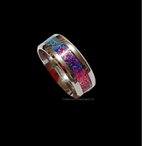 Rainbow Opal Inlay Ring